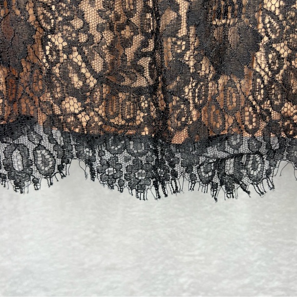 Laundry Shelli Segal Size 2 Cocktail Dress Lace Overlay Midi Cocktail Party NWT - Picture 6 of 14